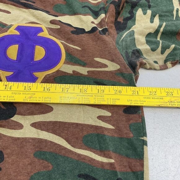 Omega Psi Phi Fraternity Camo Shirt Sz L - Picture 4 of 7